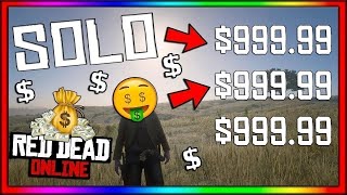 SUPER EASY SOLO MONEYXP GLITCH IN RED DEAD ONLINE RED DEAD REDEMPTION 2 [upl. by Sinnej]