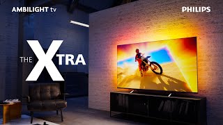 Philips 9009  The Xtra  4K QD MiniLED  TITAN OS  3 sided Ambilight [upl. by Ahsircal]