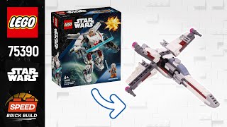 LEGO Star Wars XWing V2 MOC 7539097 pcs Alternate Build for Luke Skywalker XWing Mech  SBB [upl. by Yeaton]