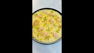 RISOTTO AL MANDARINO SCAMPI E BOTTARGA  Shorts [upl. by Hudgens]