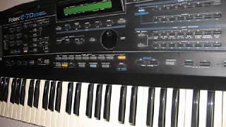 Roland E70 Demo Song nr1  To The Moon  Demo Music [upl. by Deny]