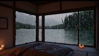 BON SOMMEIL ❗ FORTES PLUIES ET LÉGÈRES ORAGES POUR UN BON SOMMEIL SONS DE PLUIE POUR DORMIR [upl. by Yuzik]