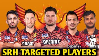 IPL 2025  SUNRISERS HYDERABAD TARGETED PLAYERS IN MEGA AUCTION  SRH TARGETS  SRH  IPL 2025 [upl. by Grethel]