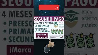 📌🤑Buenas noticias🗓️ ¡Marca tu calendario Segundo pago de la beca Benito Juárez 2024 en esta fecha [upl. by Yztim]