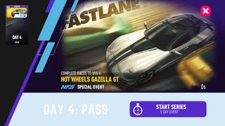 HOT WHEELS Gazella GT  Fastlane  Day 4 Pass  NFS No Limits [upl. by Ishmul]