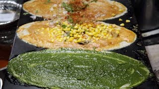 Top 10 Varieties Dosa Recipe In Hyderabad  Dosa Festival  Indian Street Food  Best Breakfast [upl. by Martreb]