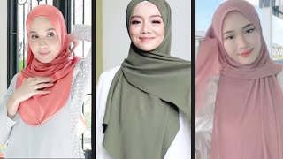 7 GAYA CANTIK SHAWL TUTORIAL 2022 – CARA PAKAI SHAWL TERKINI MUDAH BENTUK HASIL PERFECT [upl. by Akere385]