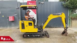 JCB 16C1  MINI EXCAVATOR  RS MACHINERY HIRE AND SALE [upl. by Neggem17]