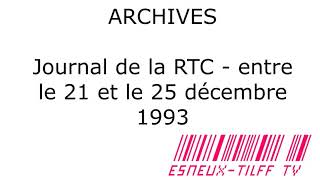 Inondations dans les environs de Liège  décembre 1993 [upl. by Glaser]