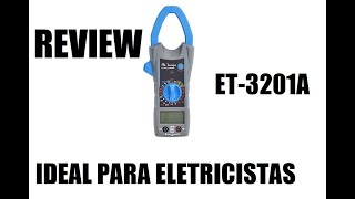 VEJA NESSE REVIEW O NOVO ALICATE AMPERÍMETRO MINIPA ET3201A [upl. by Akcebar826]