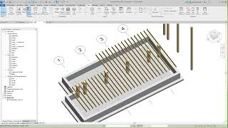 Revit Structure Vernacular floor framing [upl. by Gere795]