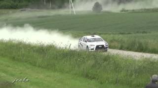 Rally Žemaitija 2015 V Švedas mistake at SS 5 [upl. by Decca]