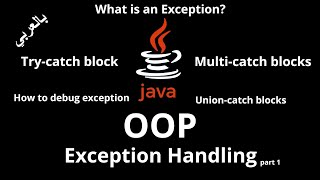 064 JAVA  Exception Handling Trycatch block Multicatch blocks Unioncatch blocks [upl. by Goodwin]