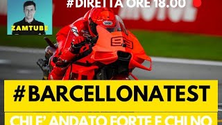 BarcellonaTest chi è andato forte e chi no Diretta ore 1800 [upl. by Llebpmac]