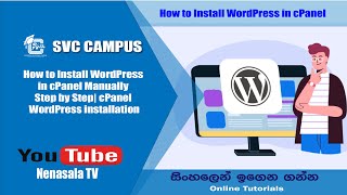 How to Install WordPress in cPanel Manually Step by Step cPanel WordPress installation [upl. by Htebzil]