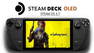 Cyberpunk 2077 Steam Deck OLED Performance  Steam OS 37  Gameplay Settings [upl. by Mcnamee725]