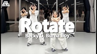 Becky G Burna Boy  Rotate  AUDITION CLASS  dance choreography by MadJ [upl. by Milka145]