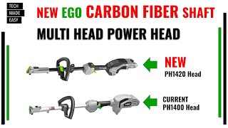 NEW EGO Multi Head CARBON FIBER Power Head Compared to Current Model PH1420 PH1400 [upl. by Lenox935]