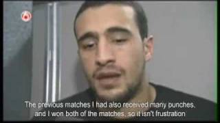 Badr Hari gives comments about the incident against Remy Bonjasky K1 GP 2008 English Subs [upl. by Randolph385]