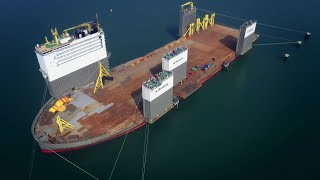 World Largest Semisubmersible Ship biggestship submersible heavyload engineering documentary [upl. by Anura]