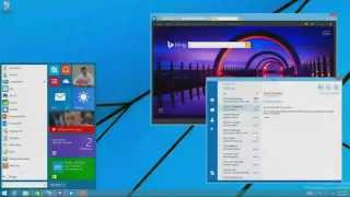 Heres the new Windows 81 Start menu in action [upl. by Aiva273]