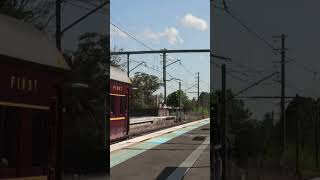 Steam Train Passing Hurlstone Park australiantrains steamengine [upl. by Hildegaard908]