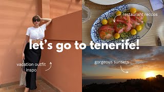 Travel With Me to Tenerife Vlog  Where to Stay Eat and Relax [upl. by Dustman648]