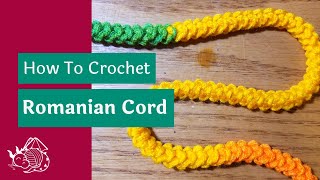 Romanian Cord Crochet Tutorial for Purse Straps [upl. by Cruce716]