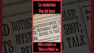 La MISTERIOSA FINE del BOSS truecrime gangster america storia [upl. by Hugues876]