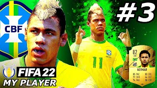 NEYMAR DEBUT FOR BRAZIL🔥🇧🇷  FIFA 22 Neymar Player Career Mode EP3 [upl. by Giulia]