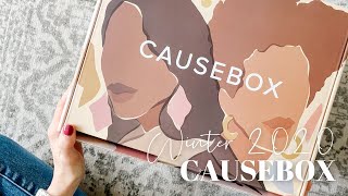 CAUSEBOX Unboxing Winter 2021 Lifestyle Subscription Box [upl. by Daniell116]