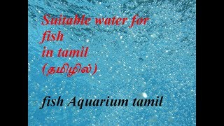 what is the suitable water for the fish aquarium  water types for aquarium  which water is best [upl. by Roth906]