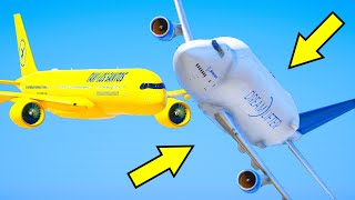 Airplanes Crashing Mid Air And Making Emergency Landing In GTA 5 Planes Collision Scene [upl. by Akeimat221]