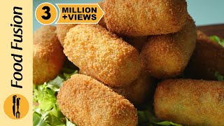 Chicken Potato Croquettes Recipe By Food Fusion [upl. by Llenrad]