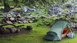 Dartmoor hike and solo wild camp teignhead farm ruin part 2 [upl. by Attlee]