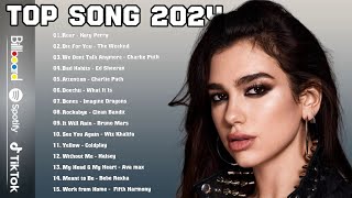 Pop songs 2024 playlist  Charlie Puth Adele Miley Cyrus Maroon 5 New Latest English Songs [upl. by Aiciled442]