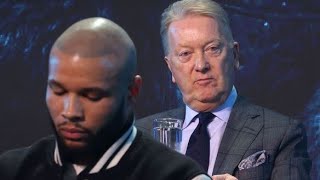 Chris Eubank Jr apologises and retracts scumbag remarks after wild Frank Warren outburst [upl. by Neddie41]