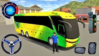 Public Coach Driving Simulator Game  Public Transport Simulator Bus Game  Android Gameplay [upl. by Winter297]