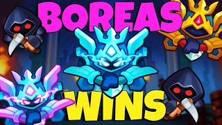 Back With The BEST Boreas Deck  INSANE Boreas Reaper Wins  Rush Royale [upl. by Ojeillib]