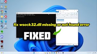 FIXED wsock32dll missing or not found error [upl. by Martel]