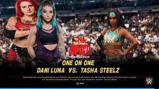 Dani Luna vs Tasha Steelz WWE 2K24 June 13th TNA 2024 [upl. by Lasorella]