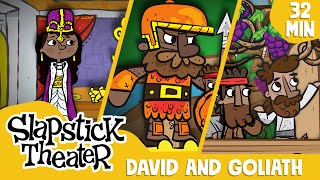 David and Goliath  More Slapstick Theater Bible Stories [upl. by Neeluj]