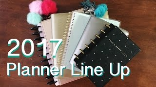 My 2017 Planner Line Up  What Im Using [upl. by Lavona]