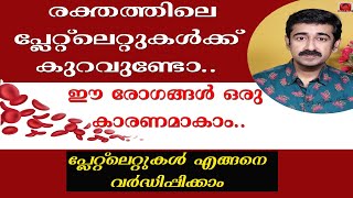 രക്തത്തിലെ പ്ലേറ്റ്ലെറ്റുകൾക്ക് കുറവുണ്ടോഈ രോഗങ്ങള്‍ ഒരു കാരണമാകാം എങ്ങനെ വര്‍ദ്ധിപ്പിക്കാം [upl. by Aihtela]