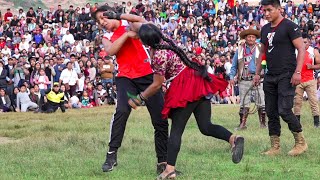 Zenobia Gutierrez vs Flor Rimachi en Huasao cusco takanakuy vs tinku [upl. by Toffic797]