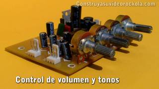 preamplificador con EQ para micrófono y líinea mezclada parte1 [upl. by Ahsieket]