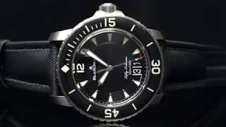 Blancpain Fifty Fathoms Automatic Grande Date 505012B30B52A [upl. by Monroy]