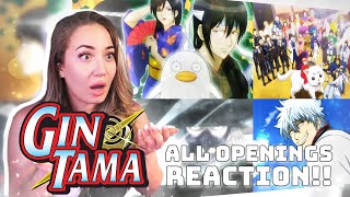 Gintama ALL Openings REACTION All OP Reaction 121 amp Specials [upl. by Aarika]