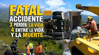 FATAL Accidente deja 3 PERSONAS SIN VIDA y 4 entre LA VIDA y LA MUERTE [upl. by Knowles]