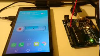 Arduino UNO R3 as USB HID Mouse on Android [upl. by Rheba]